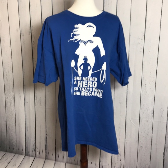 Hanes Tops - ✨ FEATURED DEAL ✨ Wonder Woman Blue Graphic Tee
